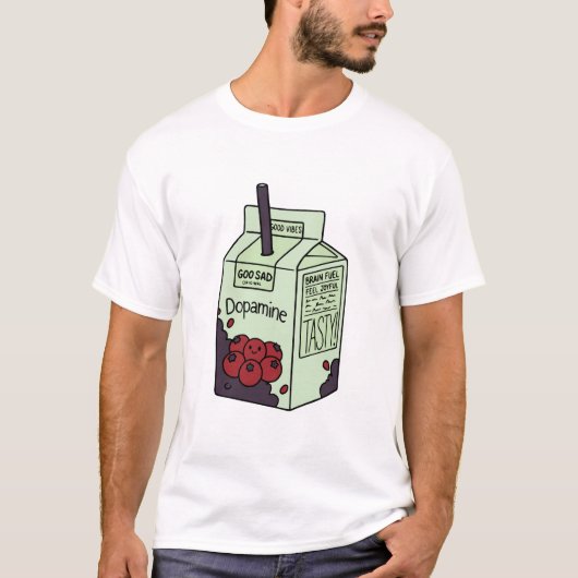 T-shirt Dopamine Juice Box With Happy Berries (Devant)