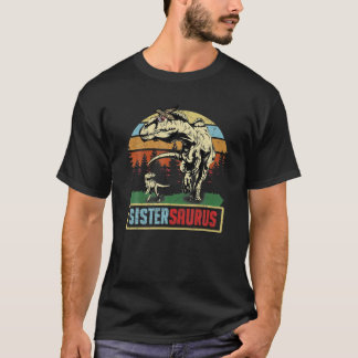 T-shirt Dope Black Mamasaurus Rex Dinosaur Amusant Famille
