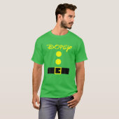 T-shirt Dopey Halloween Dwarf Costume Color Matching (Devant entier)