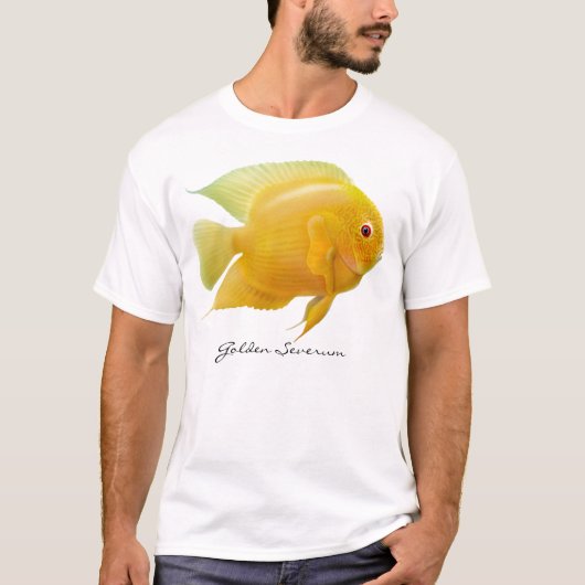 T-shirt d'or de Cichlid de Severum (Devant)