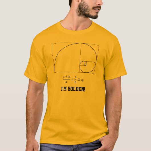 T-shirt d'or de rapport (Devant)