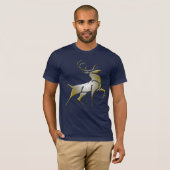 T-shirt d'or de renne (Devant entier)