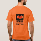 T-shirt d'orange de SKYWARN (Dos)