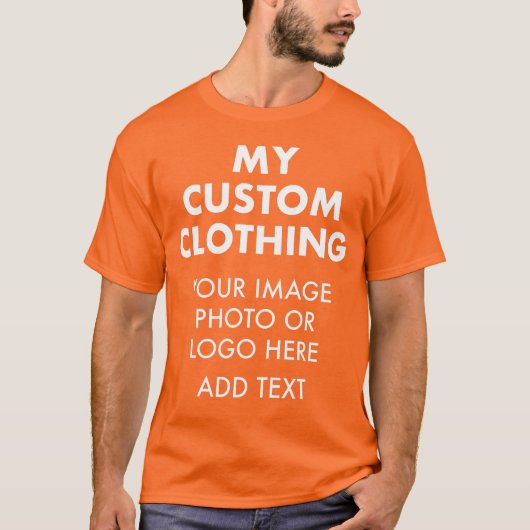 T-SHIRT D'ORANGE LUMINEUX Personnalisé (Devant)