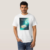 T-shirt d'ordure d'espace (Devant entier)
