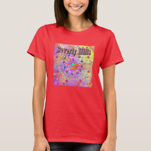 T-shirt doré Lucky Beverly Hills