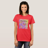 T-shirt doré Malibu Lucky (Devant entier)