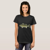 T-shirt Doré (Sander vitreus) (Devant entier)