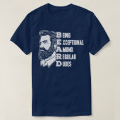 T-shirt DORÉE Exceptionnelle Chez Les Dames Régulières Com (Design devant)