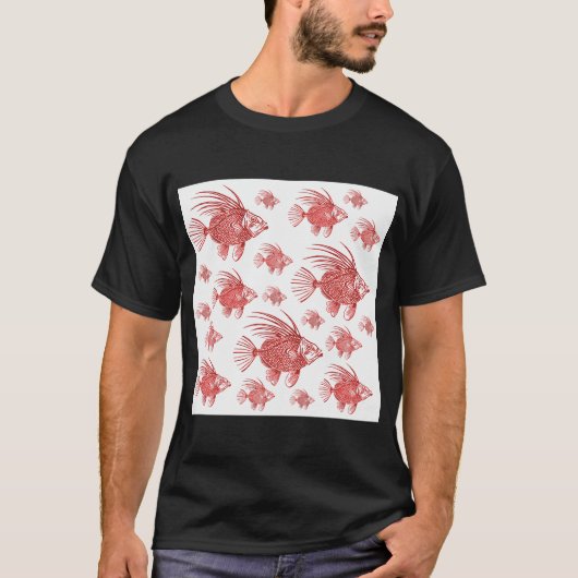 T-shirt Dorée rouge (Devant)