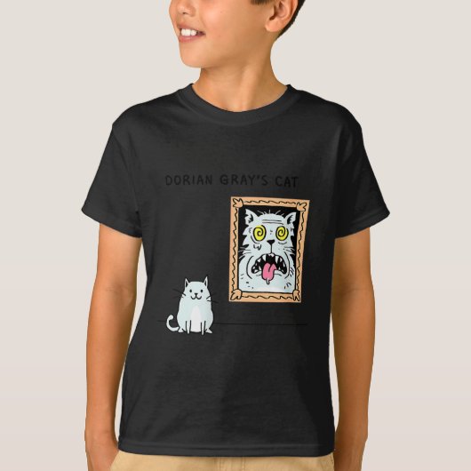 T-shirt Dorian Gray's Cat Teeshirt From Skunkbear (Devant)