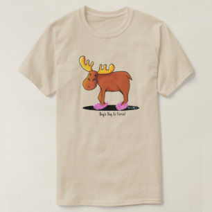 T-Shirt d'orignal à nappes molles