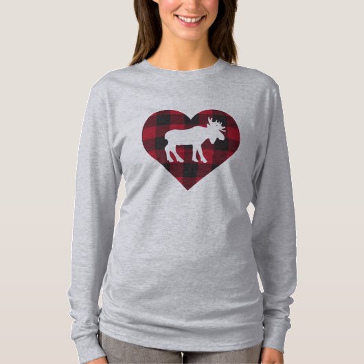 T-shirt d'orignaux de région boisée (Devant)