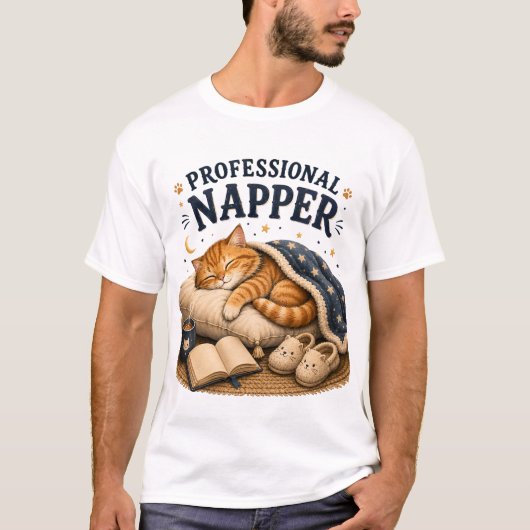 T-shirt Dormeuse Professionnelle – Design Confortable de C (Devant)
