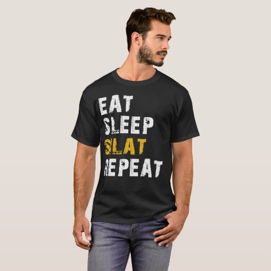 T-shirt dormir à manger Silat (Devant entier)