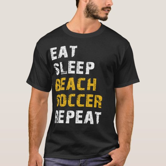 T-shirt dormir Beach soccer (Devant)