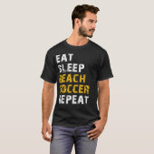 T-shirt dormir Beach soccer (Devant entier)