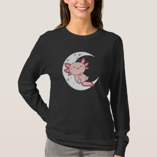 T-shirt Dormir Beaucoup Axolotl Lune Dormir Animaux Se dét