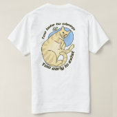 T-shirt Dormir - Feline privée | (Design dos)