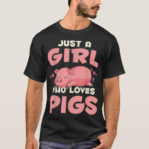 T-shirt Dormir Femmes Amoureux des animaux De Ferme Juste