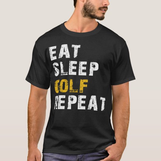 T-shirt dormir le golf (Devant)