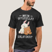 T-shirt Dormir Pyjamas robe de nuit Rabbit Ours (Devant)