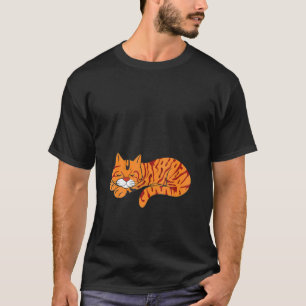 T-shirt Dormir Snooze Léger Bengale Dormir du chat