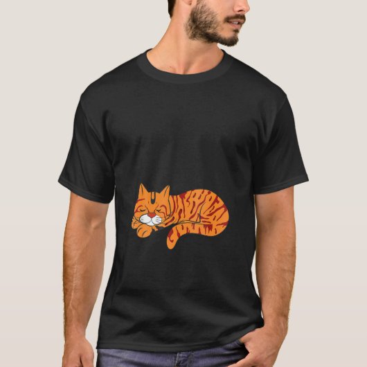 T-shirt Dormir Snooze Léger Bengale Dormir du chat (Devant)