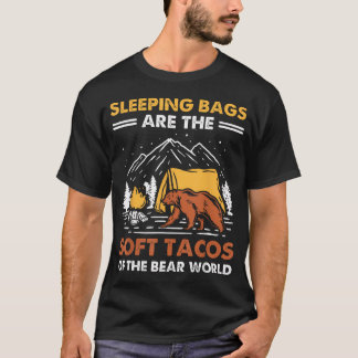 T-shirt Dormir sont les tacos mous de l'ours drôle
