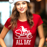 T-shirt Dormir toute la journée Drôle Noël<br><div class="desc">Dormir toute la journée Drôle Noël Graphic Design Tee - shirt. Parodie toute la journée Nous offrons une grande sélection de couleurs,  et de tailles,  pour les hommes,  les femmes,  les enfants,  les jeunes,  les Ados,  les garçons et les filles. Nos chemises font de grands cadeaux de Noël !</div>