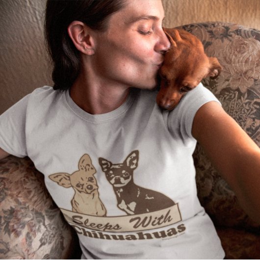 T-shirt Dors avec Chihuahuas Chiogs