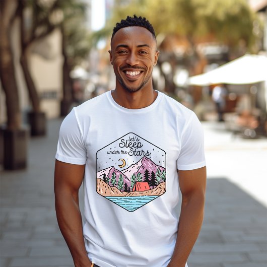 T-shirt Dors Sous Les Stars Camper Camping