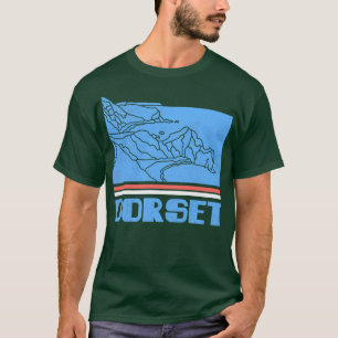 T-shirt Dorset City Cadeau England City Silhouette Skyline