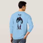 T-shirt Dos à Dos | Homme Manches Longues (Dos entier)