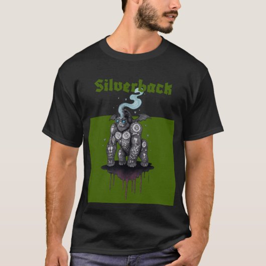 T-shirt Dos argenté (Devant)