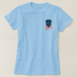 T-shirt Dos Bleu Ou Il N'Y Aura Personne Pour Vous Souteni