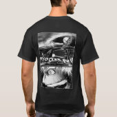 T-shirt Dos comique entraîné d'Aaron de coeur (Dos)