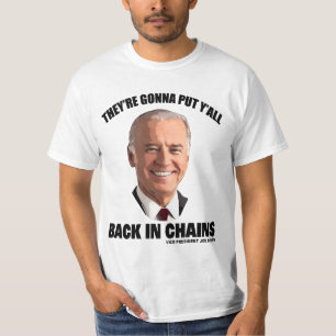 T-shirt Dos de Joe Biden dans la remarque de chaînes
