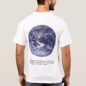 T-shirt dos de la terre (Dos)