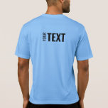T-shirt Dos Design Modèle Mens Sport-Tek Activewear<br><div class="desc">Ajoutez Votre Texte Ici Moderne Conception De Dos Imprimer Modèle Mens Sport-Tek Concours Activewear Carolina Blue T-Shirt.</div>