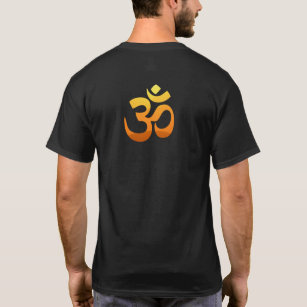 T-shirt Dos Design Om Mantra Symbole Méditation Yoga Homme