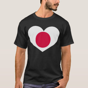 T-shirt Dos japonais de coeur : priez pour le Japon