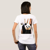 T-shirt Dos personnalisé Imprimer Porte de Panda tendance  (Dos entier)