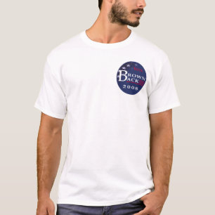 T-shirt Dos rectangulaire de logo d'avant de logo de