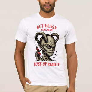 T-shirt Dose de réalité drôle d'aiguille hypodermique extr