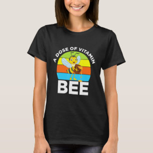 T-shirt Dose de vitamine abeille abeille apiculteur terres