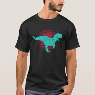 T-shirt Dossier papier principal Origami Dinosaur Origami