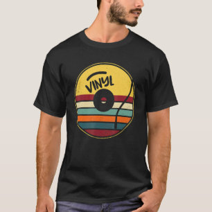 T-shirt Dossier Vinyle Vintage Retro