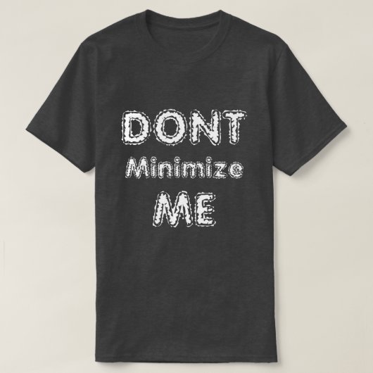 T-shirt Dot Minimaliseer mij (Design voorkant)