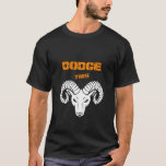 T-shirt Dotez ce Ram Aries Super Orange Sport<br><div class="desc">Illustration d'art de ligne créative par Shelley Neff Design and Photography pour épicer et accessoiriser votre voiture, camion, garage ou armoire de course pour créer une conversation inhabituelle! Vous voulez une couleur différente ? Nous pouvons le faire ! Contactez-nous par e-mail. Peut également être personnalisé en ajoutant votre nom ou...</div>